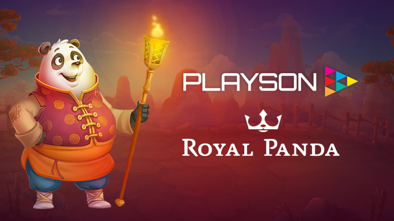 Playson game studio live with Royal Panda