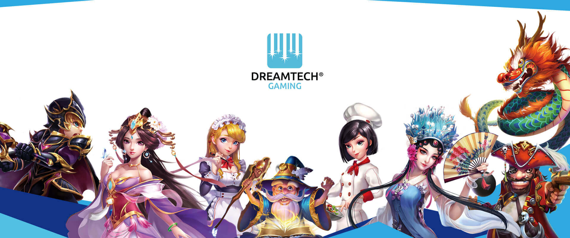 DreamTech Gaming - Games overview header