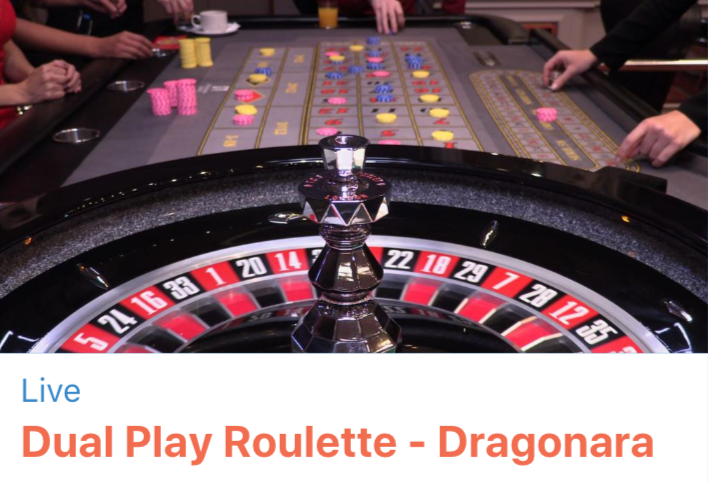 Evolution gaming - Dual Play Roulette (Dragonara)