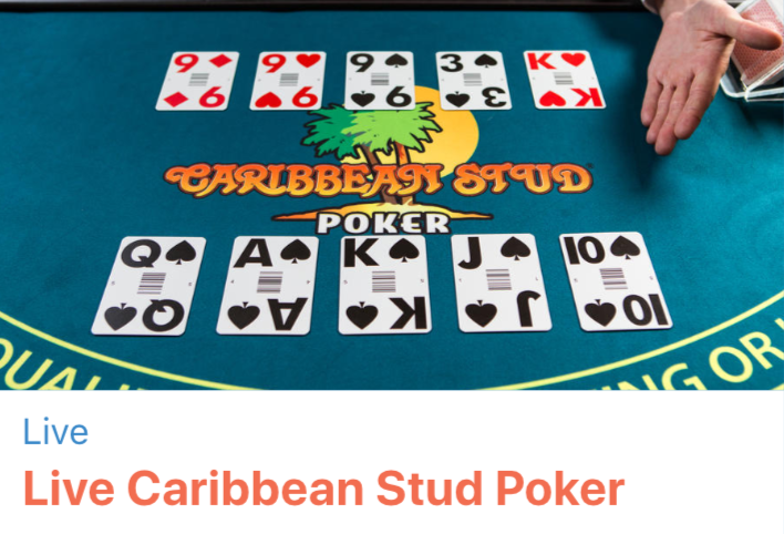 Evolution gaming - Live Carbbean Stud Poker