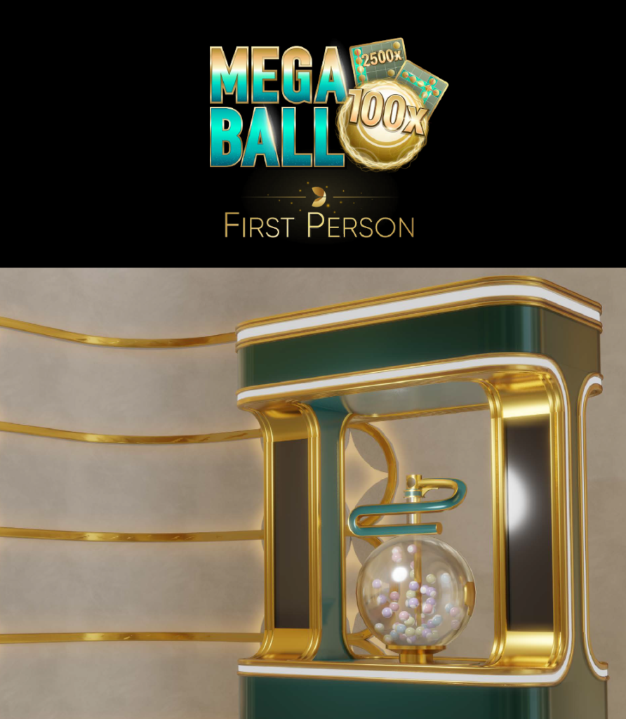 First Person Mega Ball by Evolution gaming