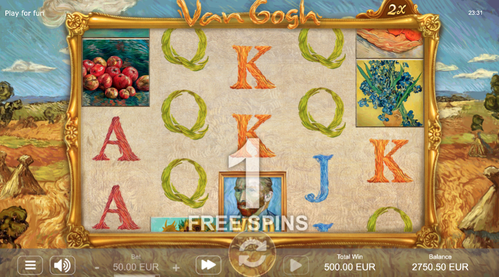 Van Gogh Free spin 1