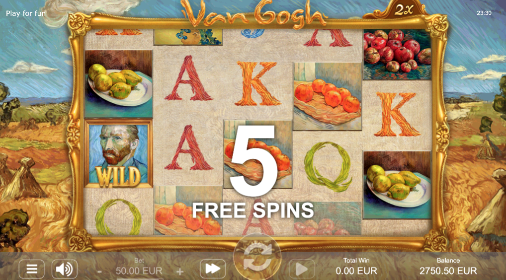 Van Gogh Free spin 5