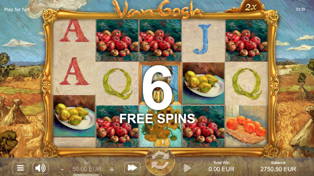 Van Gogh Free spin 6