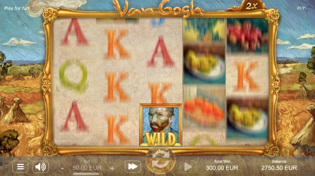 Van Gogh Free spin game wild