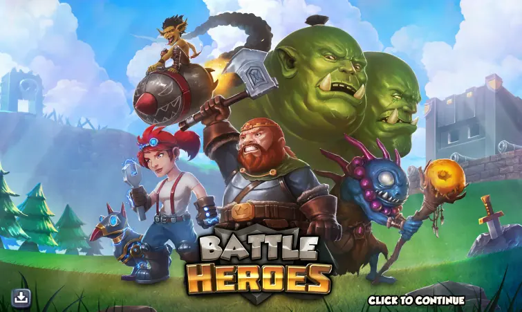 Battle Heroes by Swintt game logo