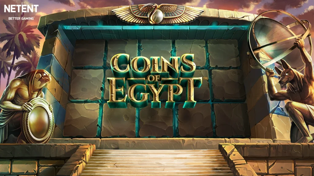 Coins of Egypt by NetEnt game logo