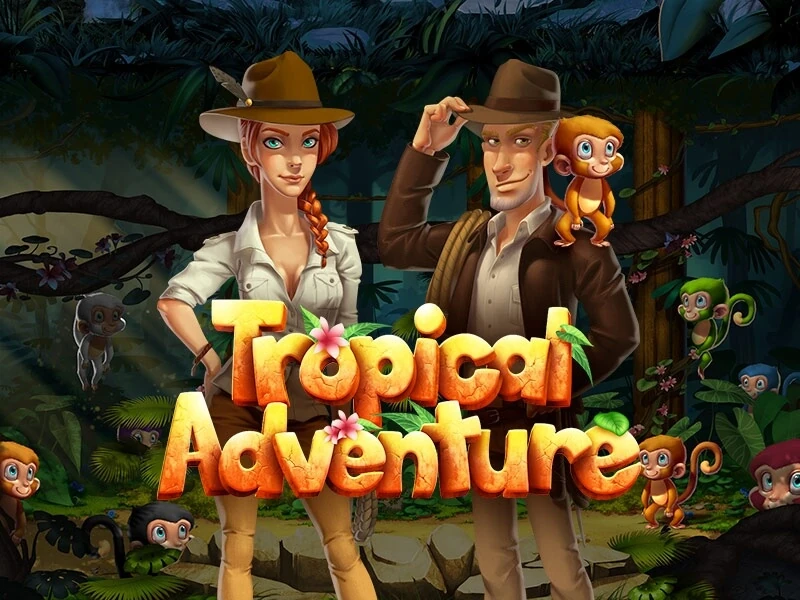 Tropical Adventure by Stakelogic game logo